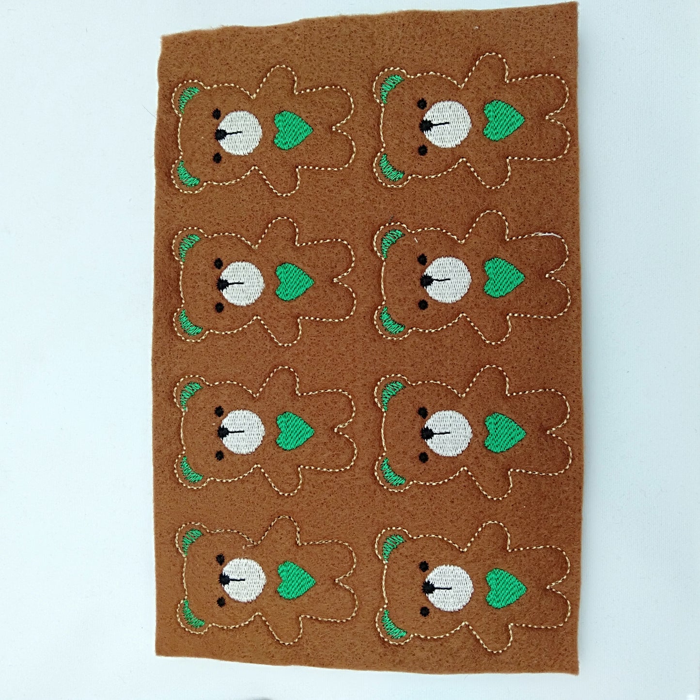 Felt Bears DIY at home Bear with Heart