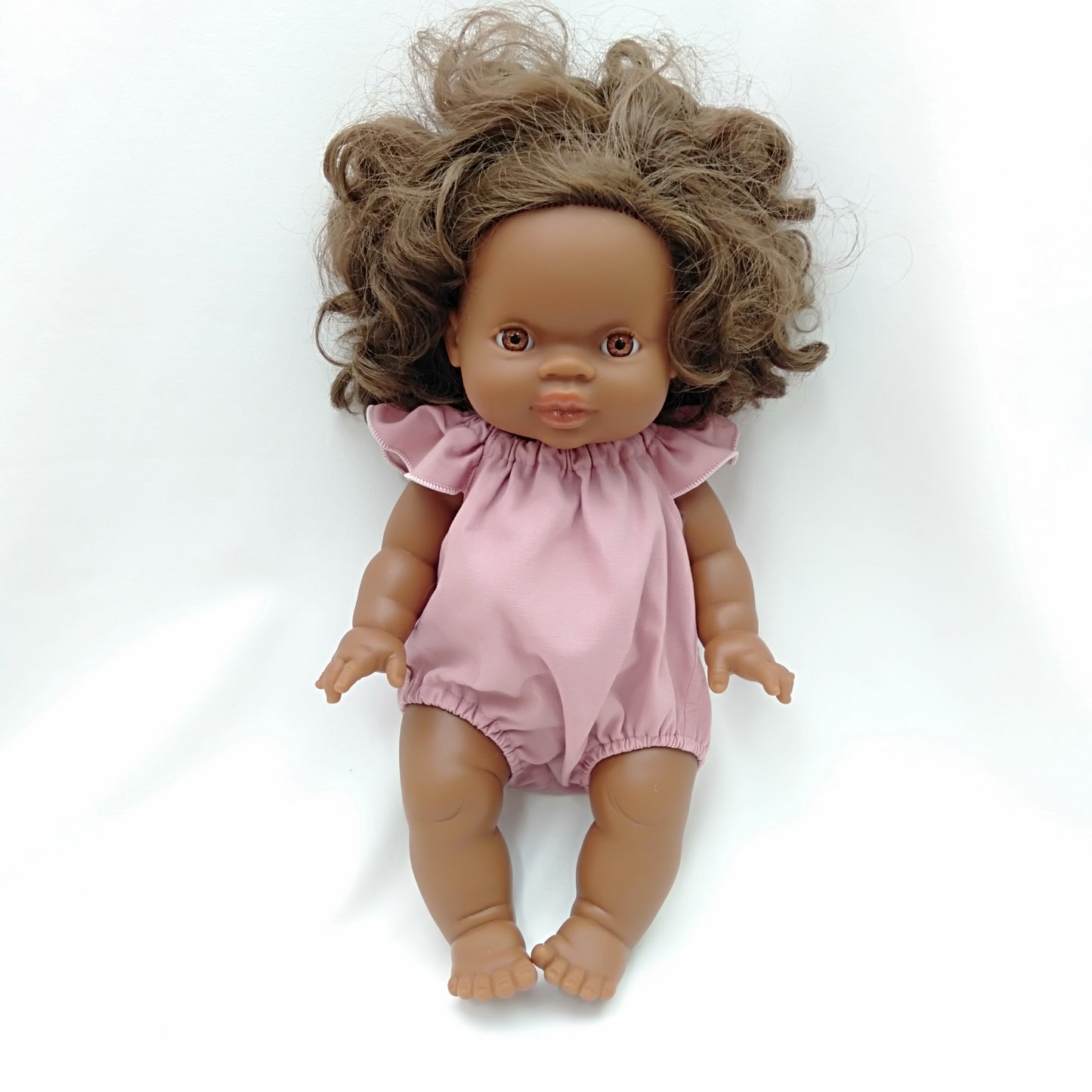 Romper 38cm Miniland 34cm Minikane/Paolo Reina Doll - Dusty Pink