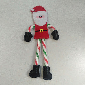 Christmas Candy Cane Holder - Santa