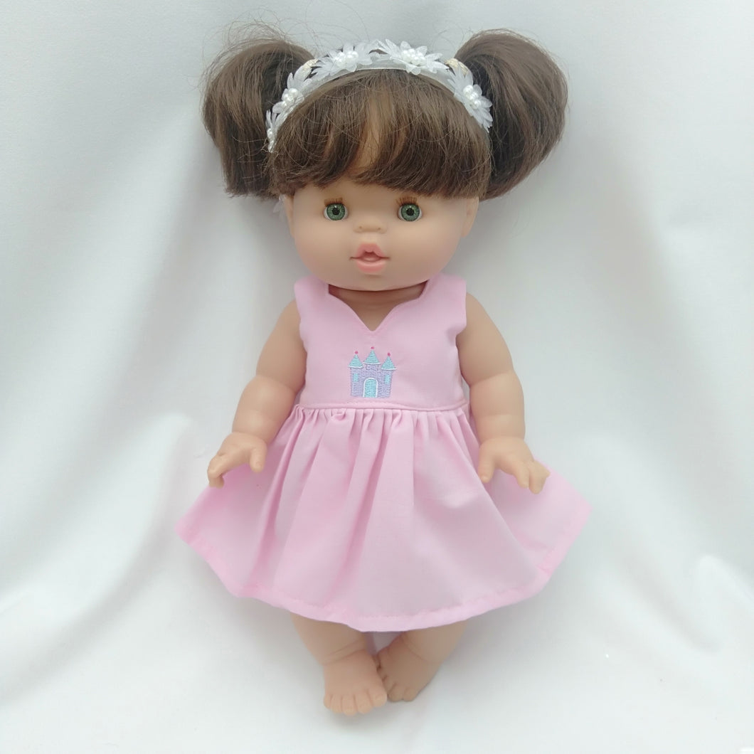 Lilac Crown Dress Miniland 38cm Doll & Paola Reina Gordis, Minikane, Mini Colettos 34cm Doll